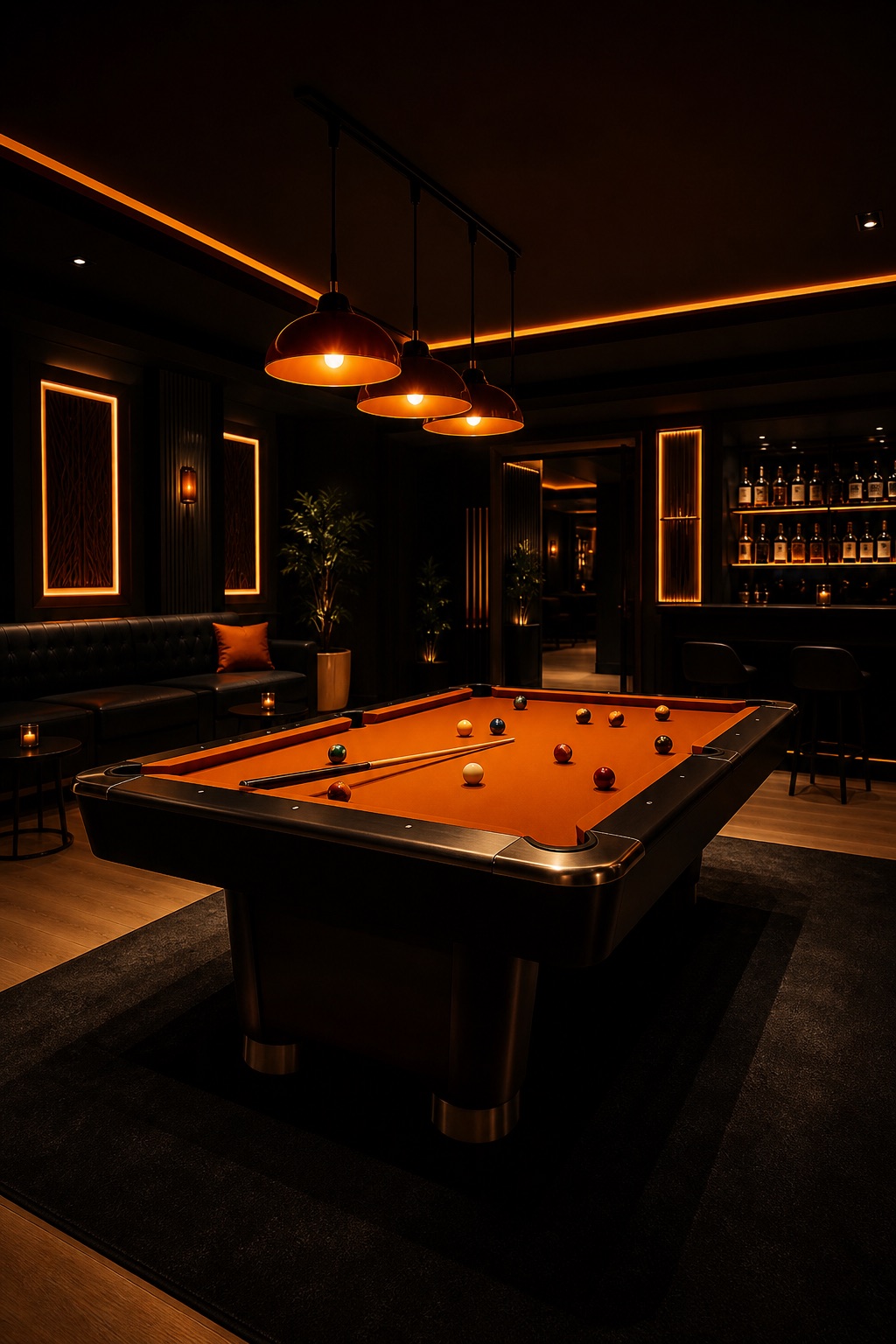 Salon VIP billard — District Club WOLF